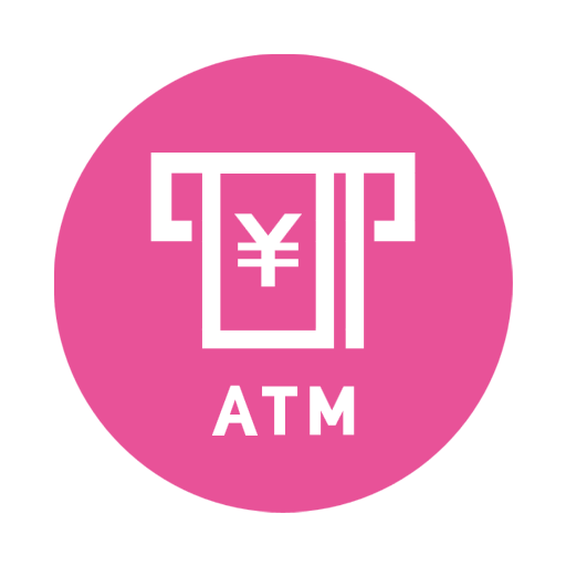 銀行ATM ロゴ
