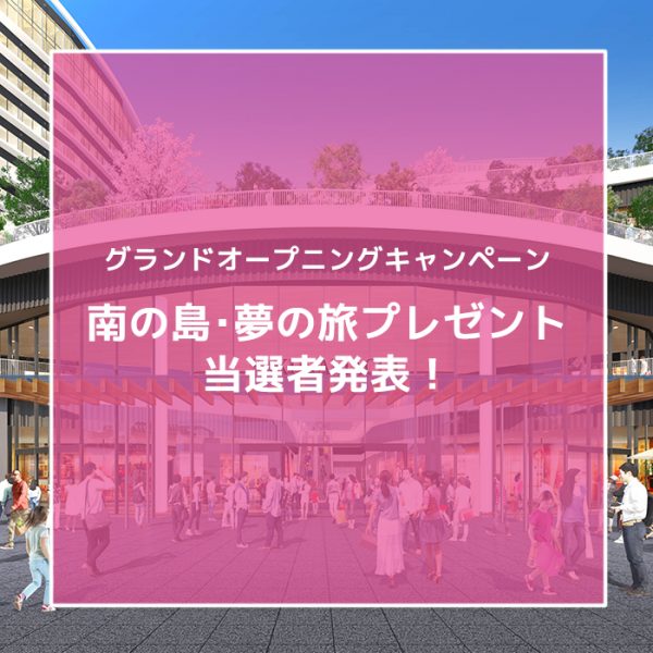南の島・夢の旅 抽選結果発表!