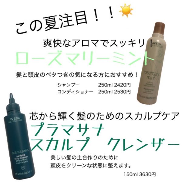 スタッフのオススメ製品☀️