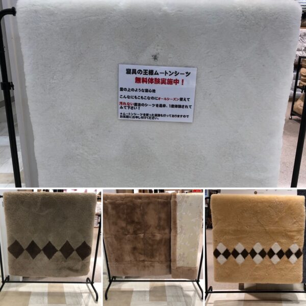 「寝具の王様」ムートンシーツのご紹介