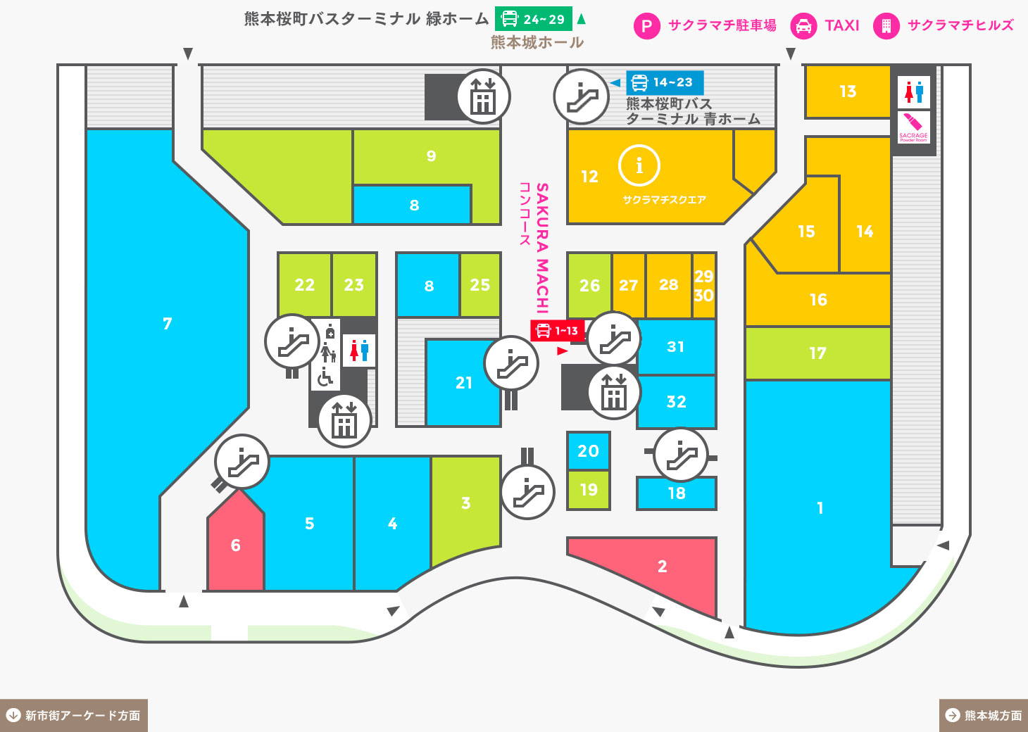 2Fのフロアマップ