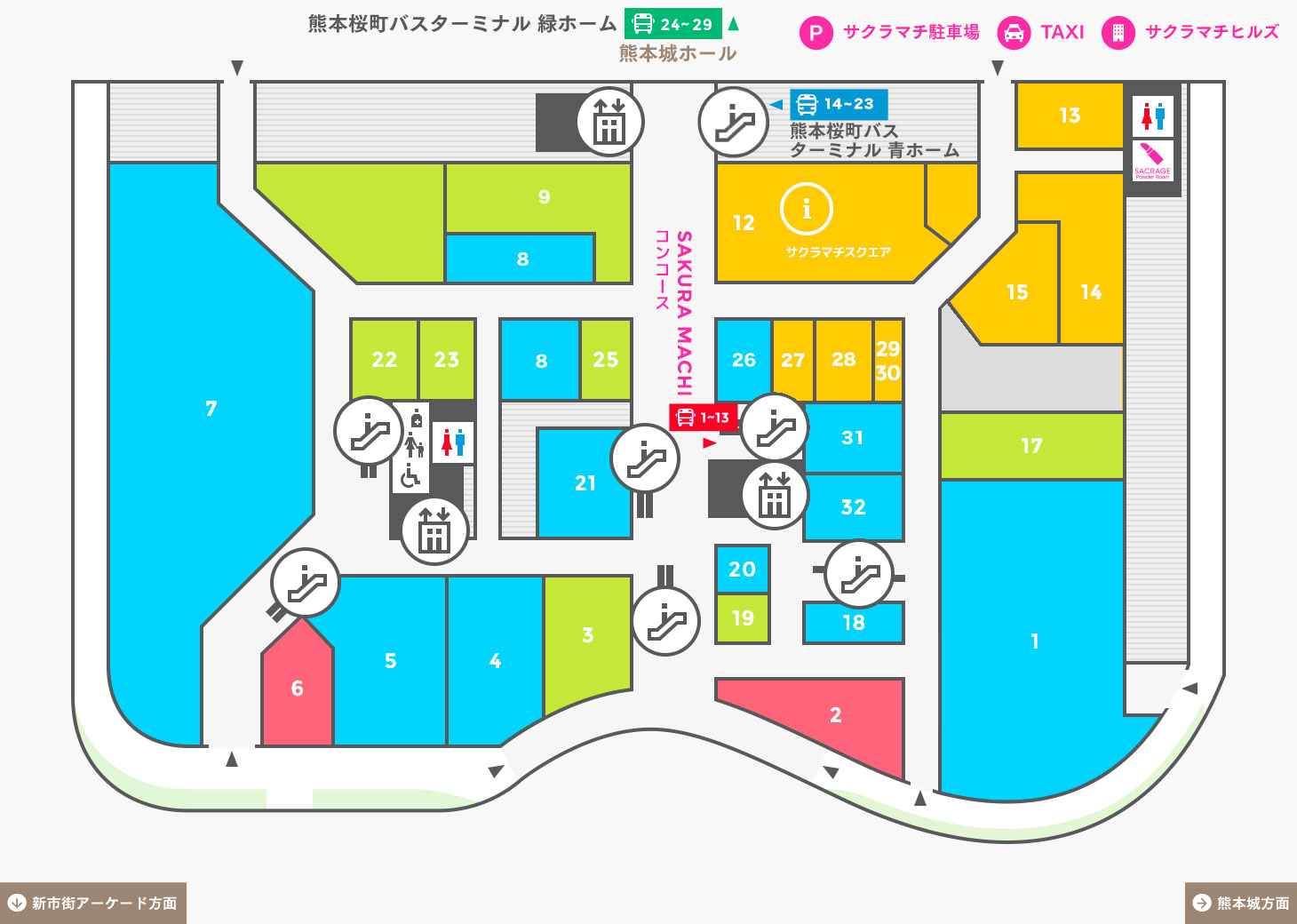 2Fのフロアマップ