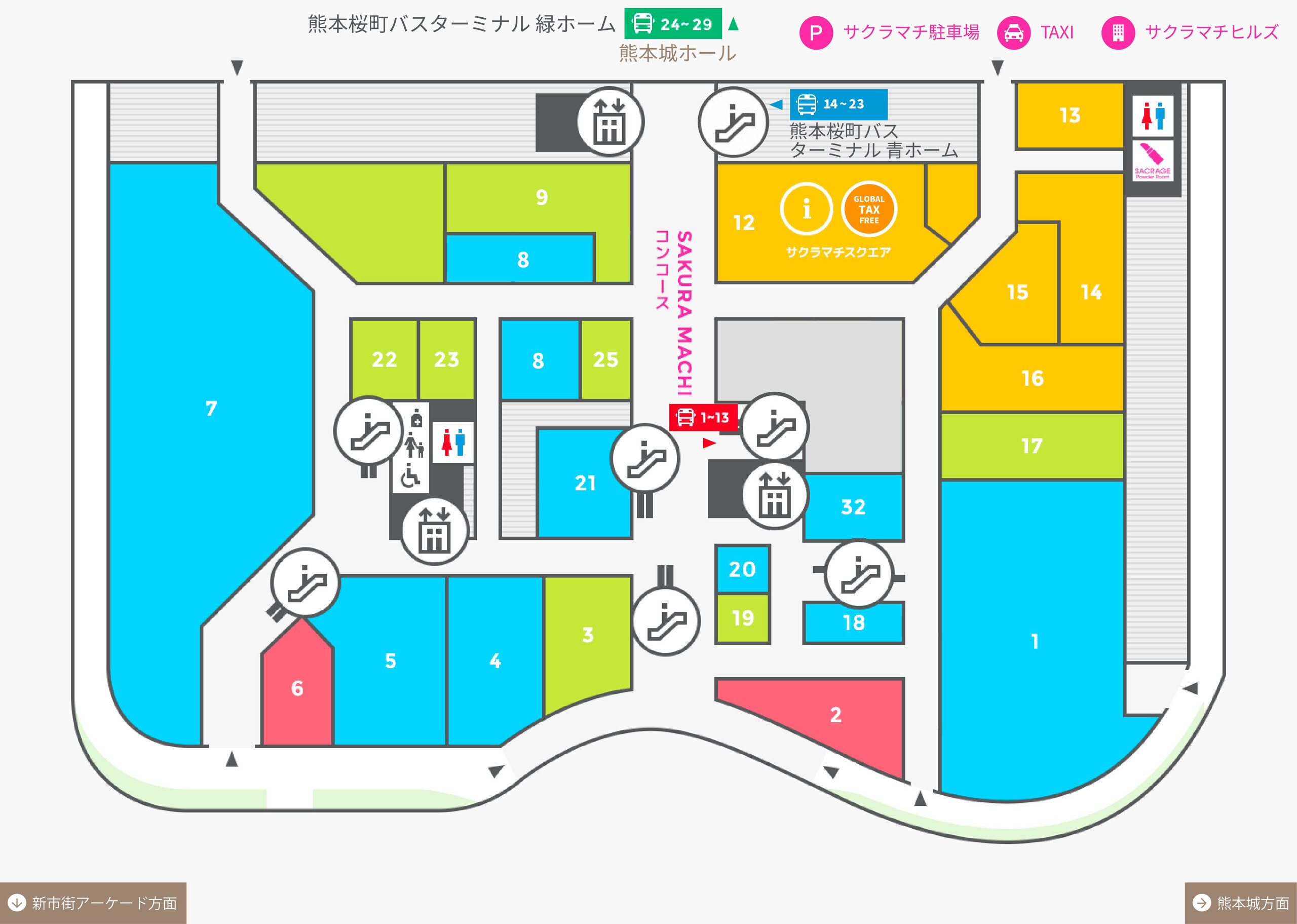 2Fのフロアマップ