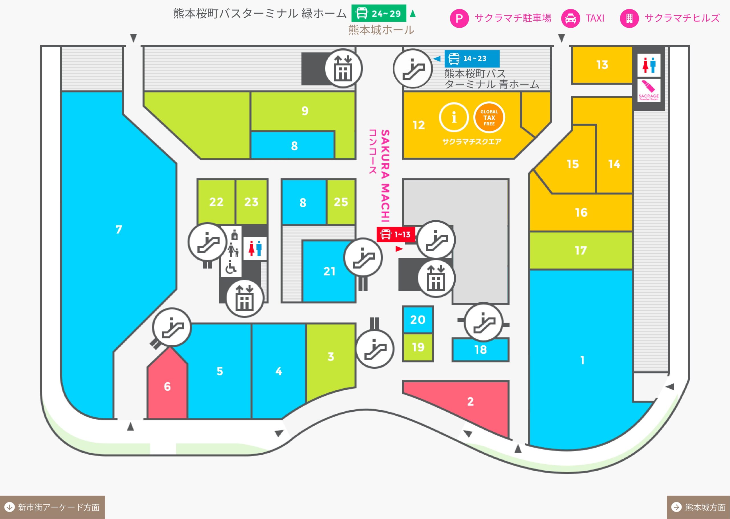 2Fのフロアマップ