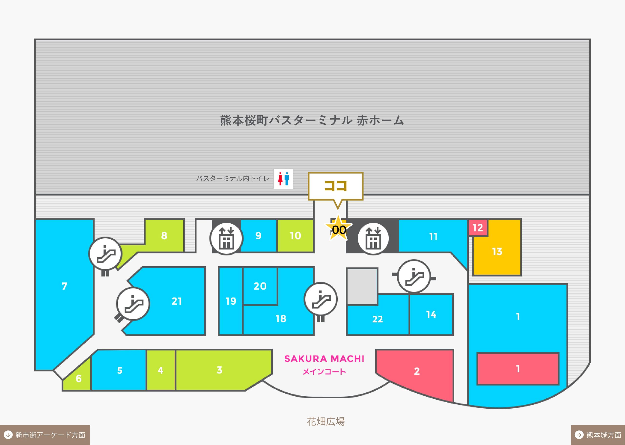 銀行ATMフロアマップ