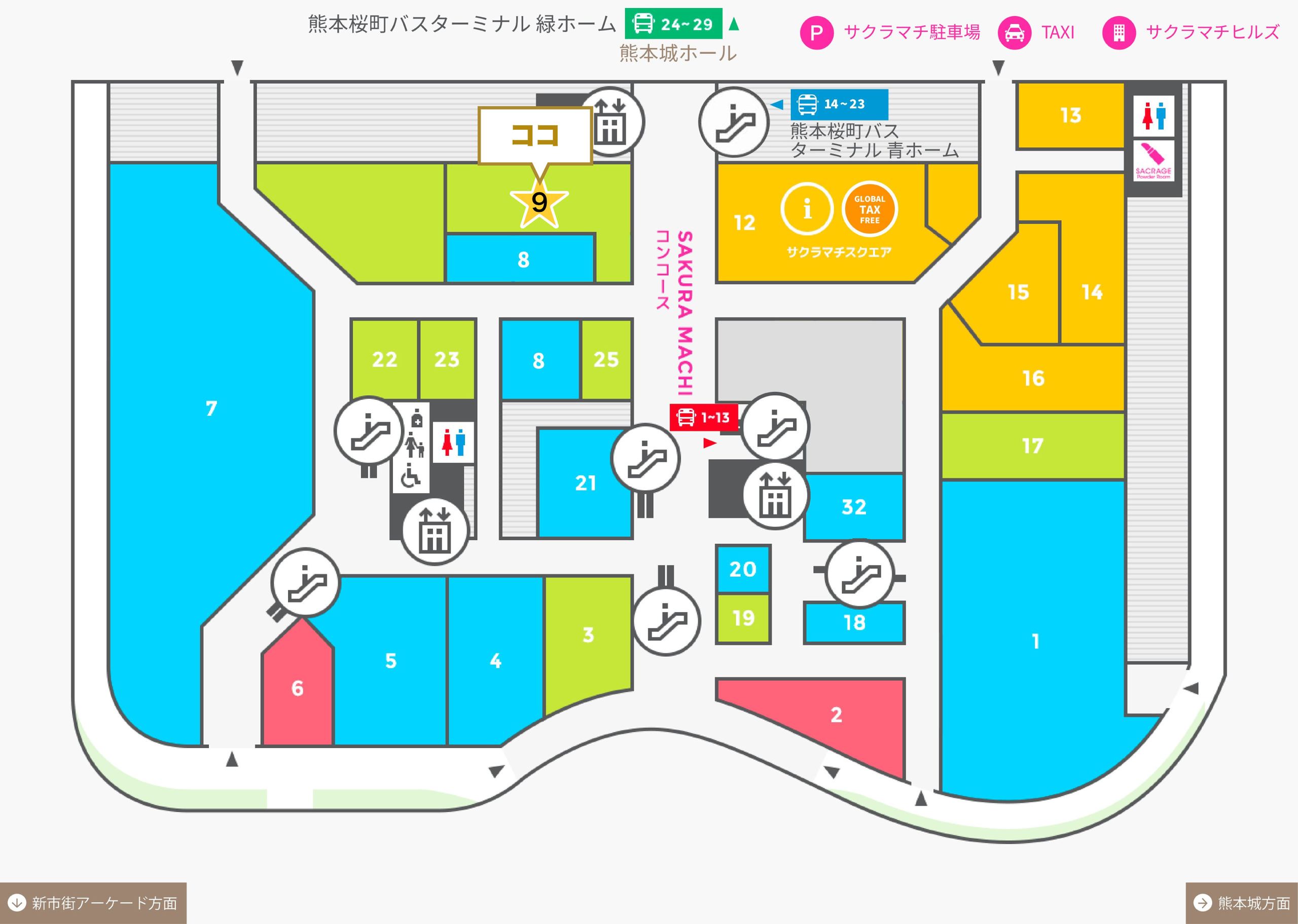 ファミリーマートフロアマップ